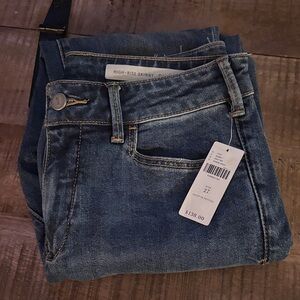 Anthropologie High Rise Skinny Jeans - Blue